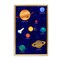 Stupell Industries Solar System Education Floating Frame, design by Elizabeth Caldwell